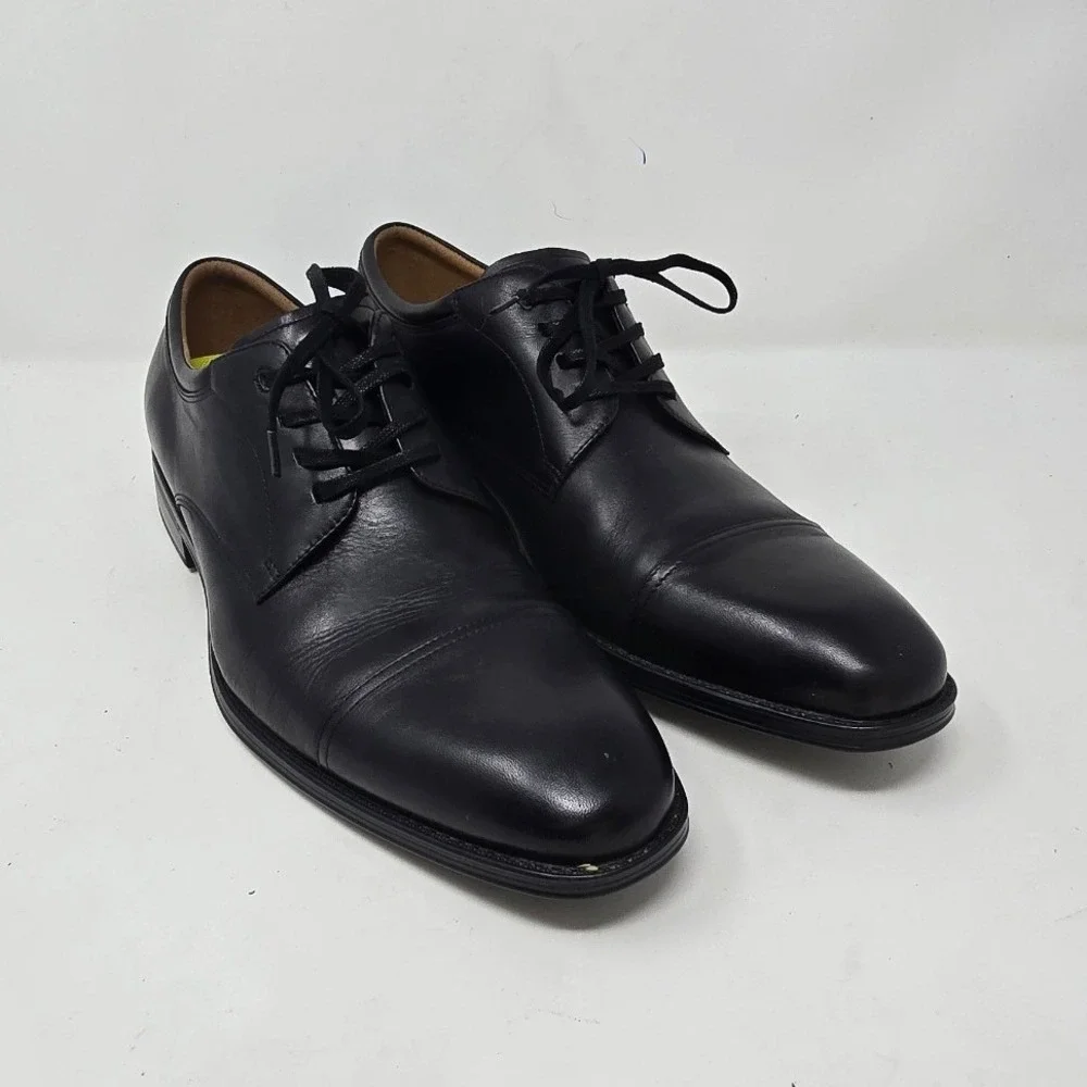 Florsheim‎ center cap toe oxford shoes men 10 black academia career office